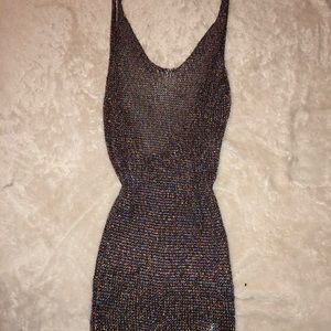 Pretty little thing sparkly sheer cover up